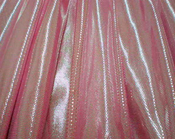 4.Neon Pink-Silver Sparkle Foil